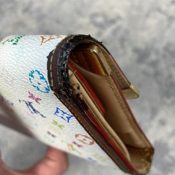Louis Vuitton Takashi Murakami Multicolor Monogram Long Snap Wallet - Picture 8 of 17